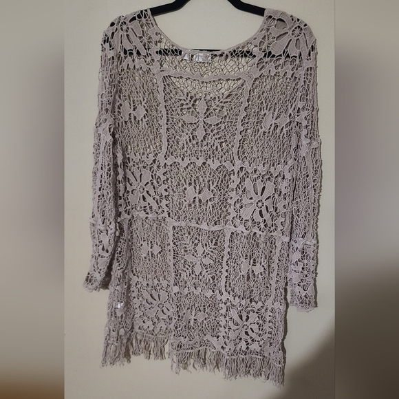 Crochet Lace Top in Light Size 22/24W - Picture 3 of 3